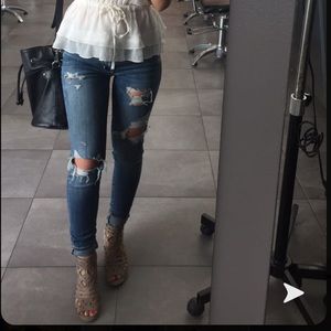 Super stretch high rise jegging